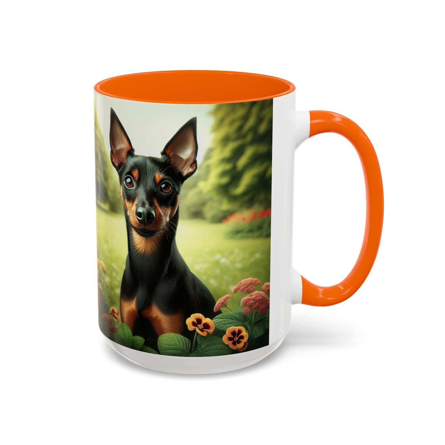 Manchester Terrier Accent Coffee Mug - Perfect Gift for Dog Lovers