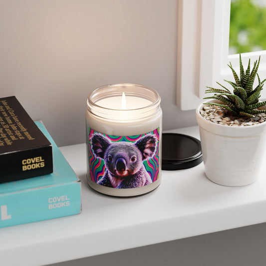 Psychedelic Koala- Scented Soy Candle, 9oz