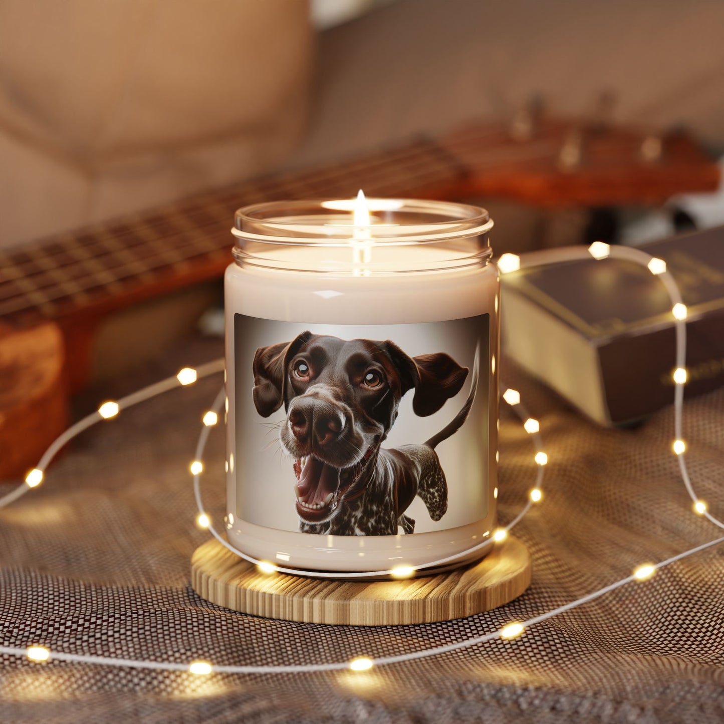 German Shorthaired Pointer- Scented Soy Candle, 9oz