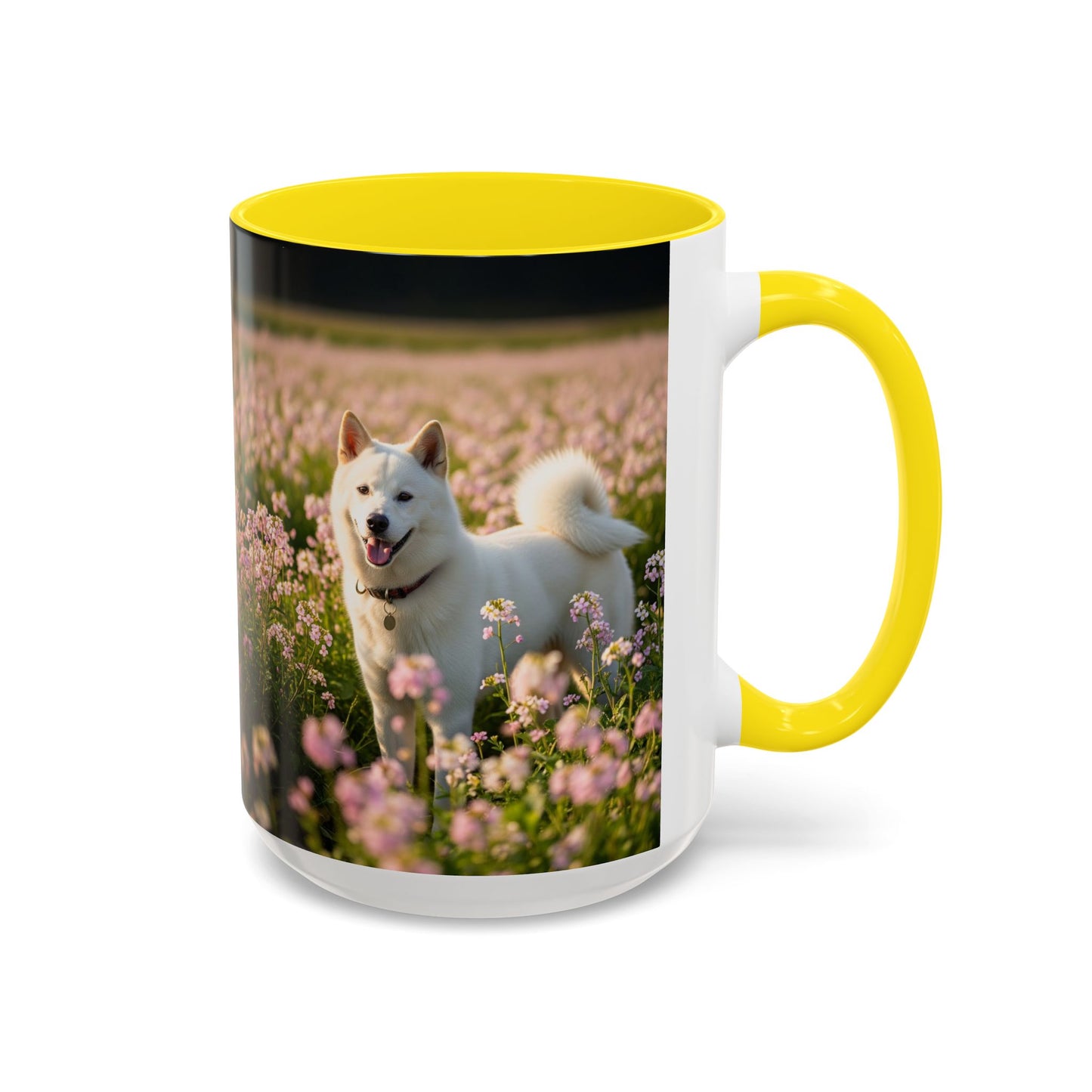 Mug Kishu Ken Accent Coffee - Cadeau idéal pour les amoureux des chiens
