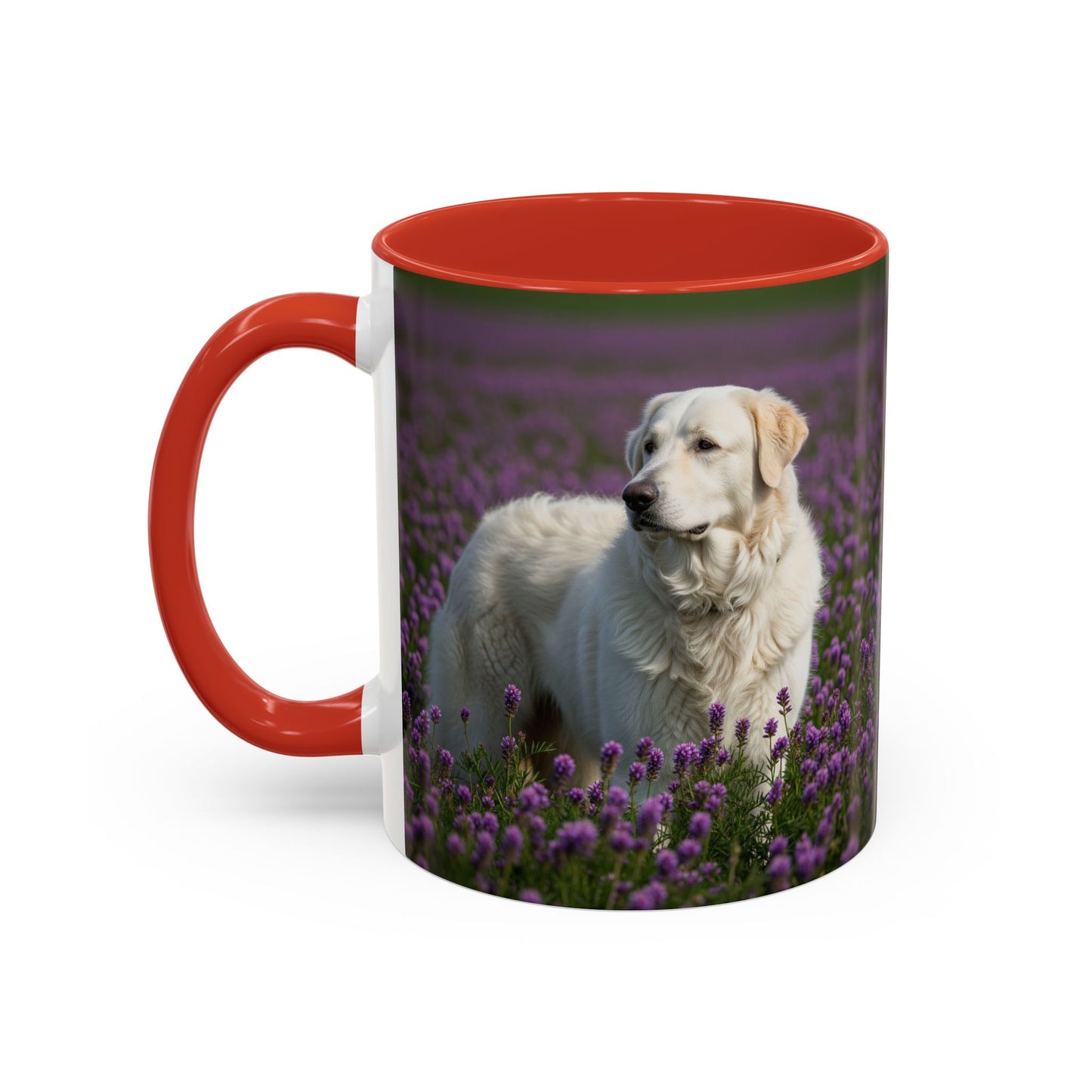 Taza de café con acento Kuvasz: regalo perfecto para los amantes de los perros