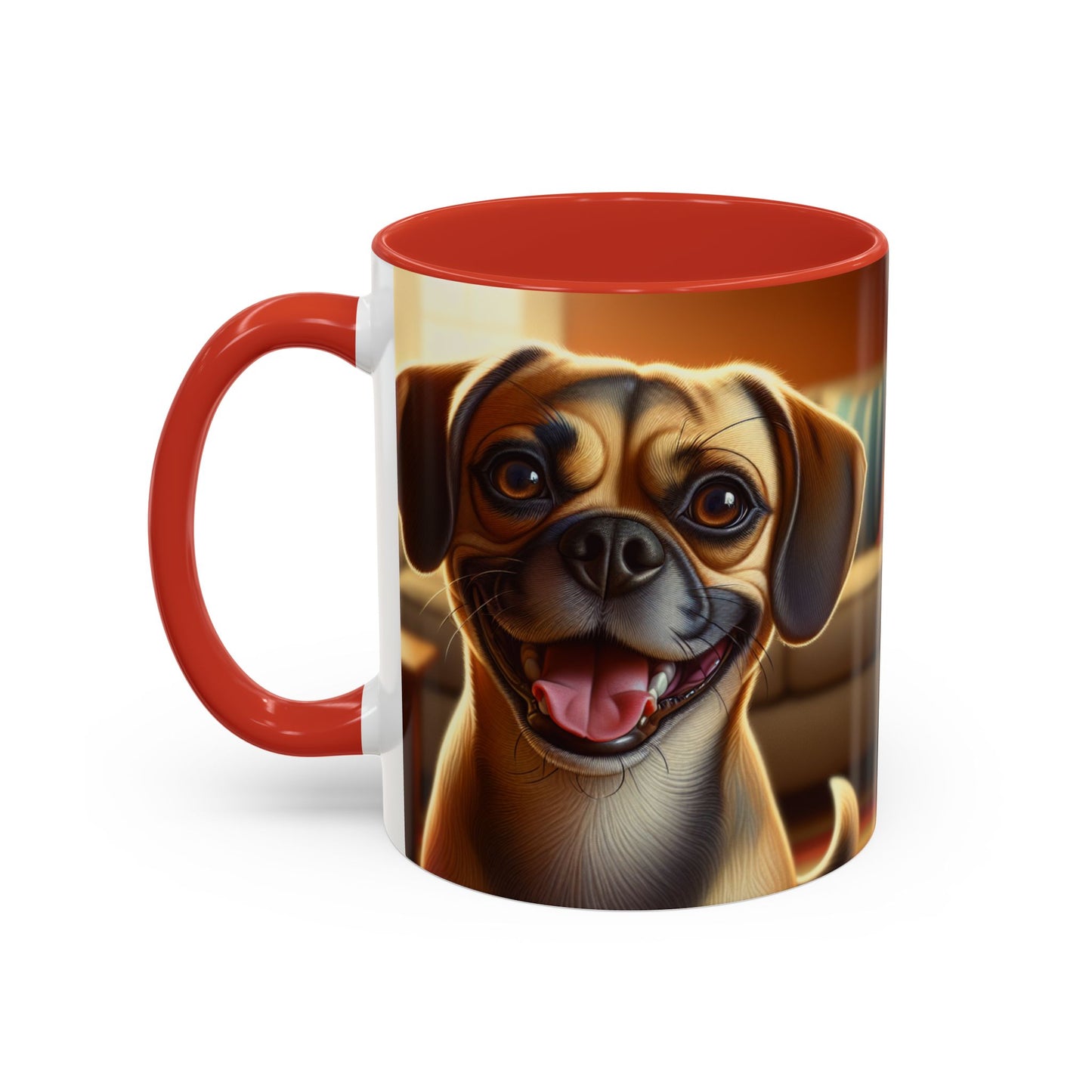 Taza de café con detalles de Puggle: el regalo perfecto para los amantes de los perros