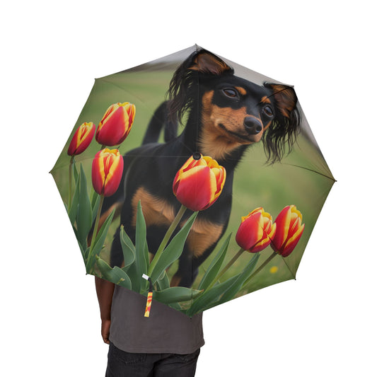 Russian Toy Semi-Automatic Foldable Umbrella