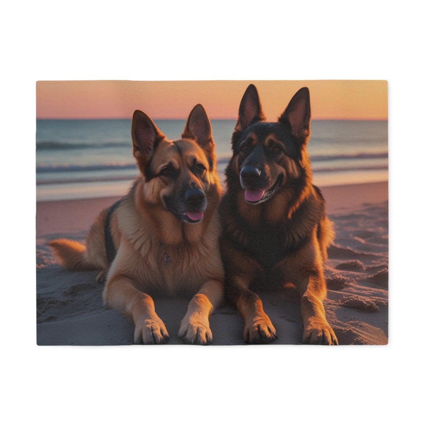 German Shepherd Love Sweatshirt Blanket