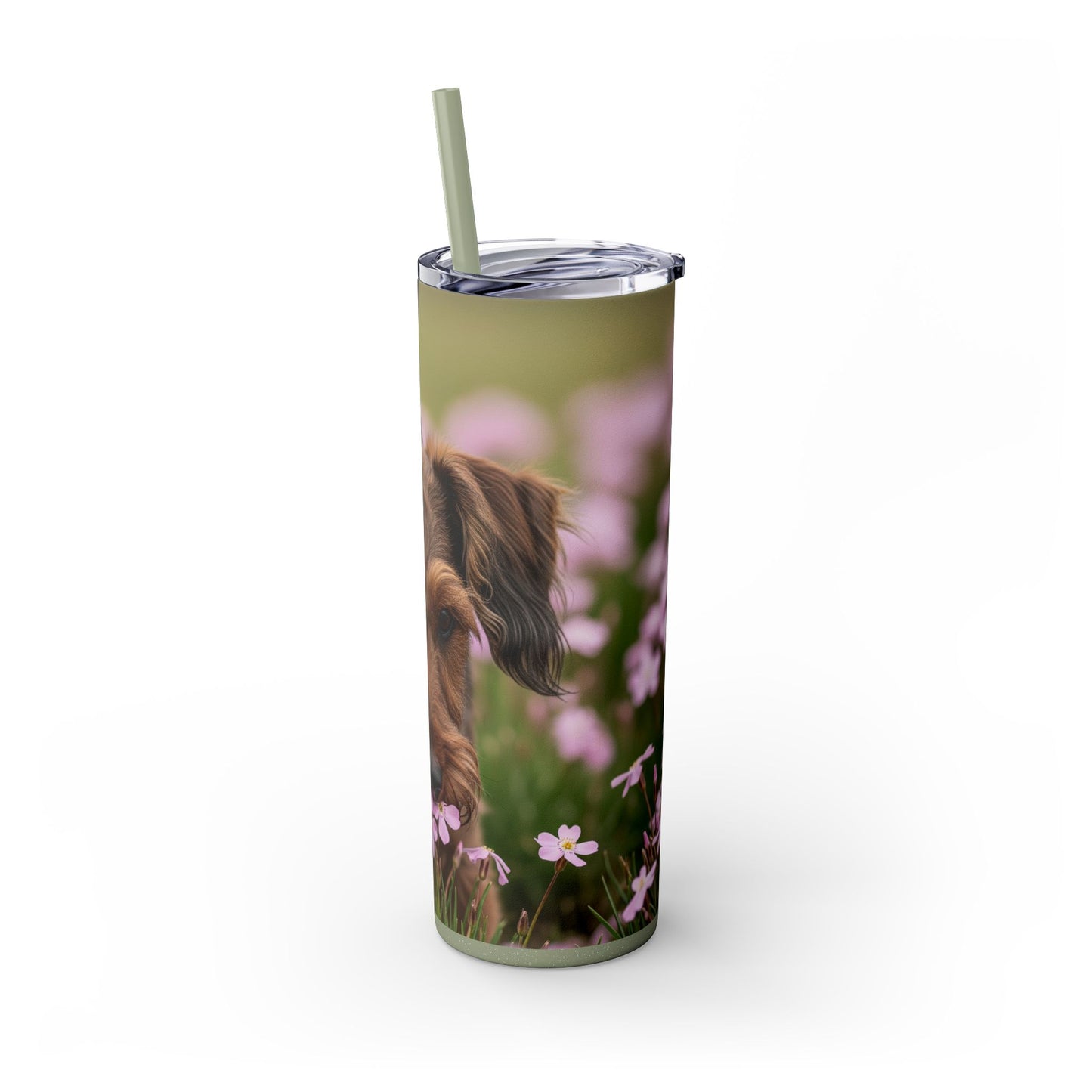 Gobelet isotherme Cesky Terrier avec paille, 590 ml