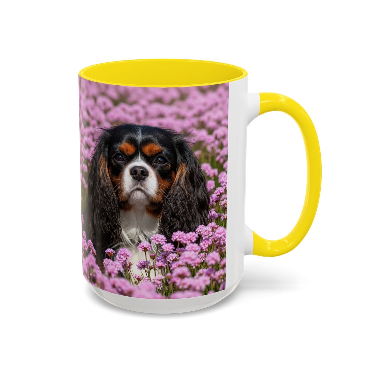 Taza de café con detalles de King Charles Spaniel: el regalo perfecto para los amantes de los perros.