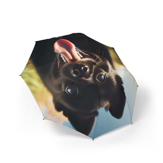 Schipperke Semi-Automatic Foldable Umbrella