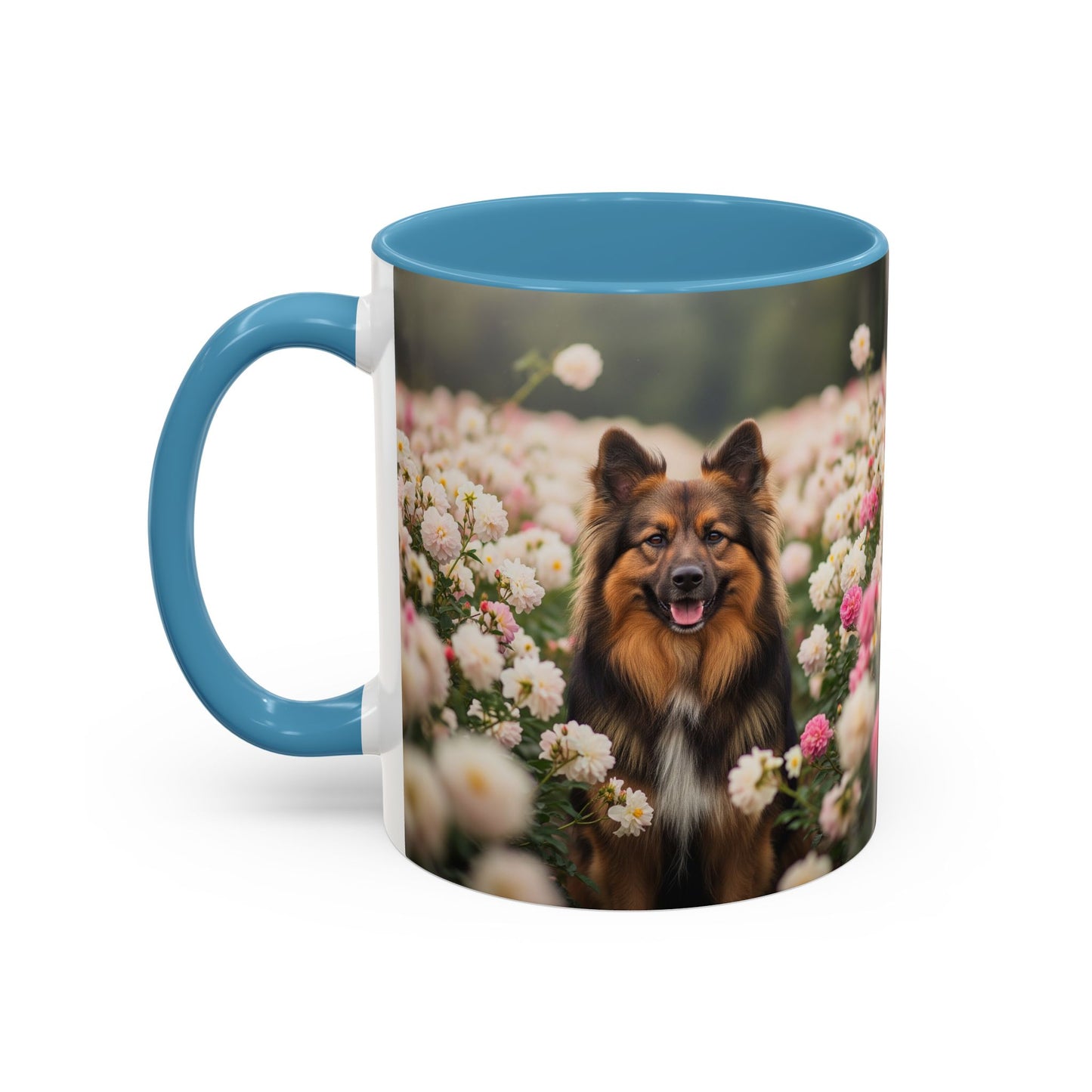 Bohemian Shepherd Accent Coffee Mug - Perfect Gift for Dog Lovers