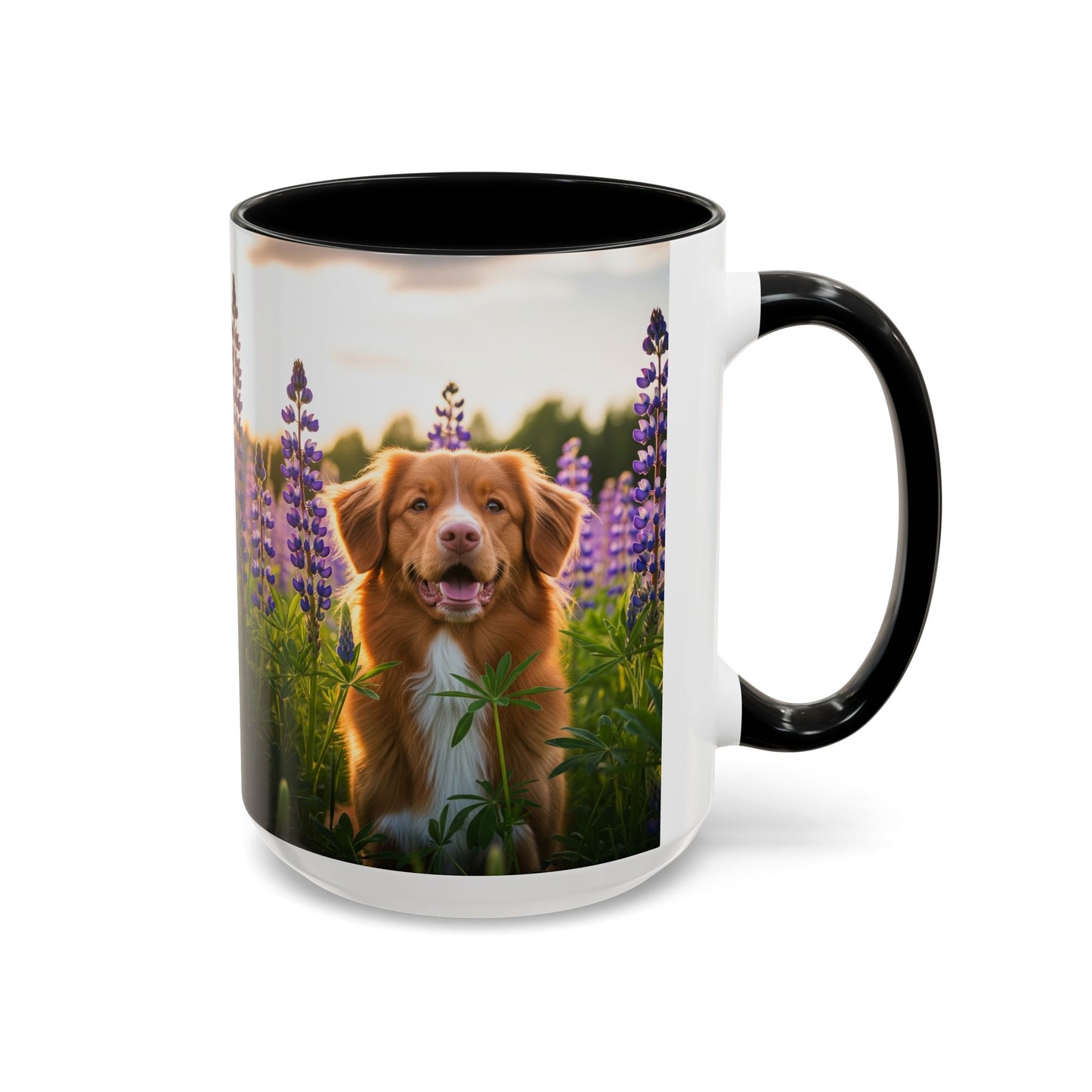 Taza de café con diseño de retriever de Nueva Escocia: el regalo perfecto para los amantes de los perros.