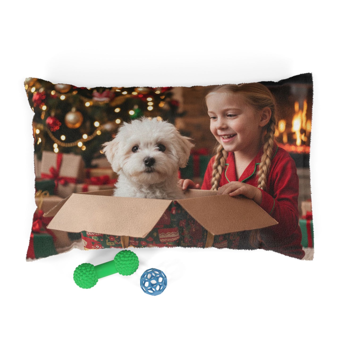 Christmas Puppy Gift Pet Bed