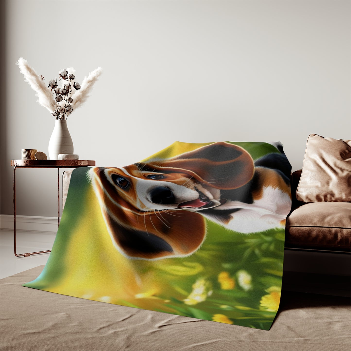 Beagle Sweatshirt Blanket