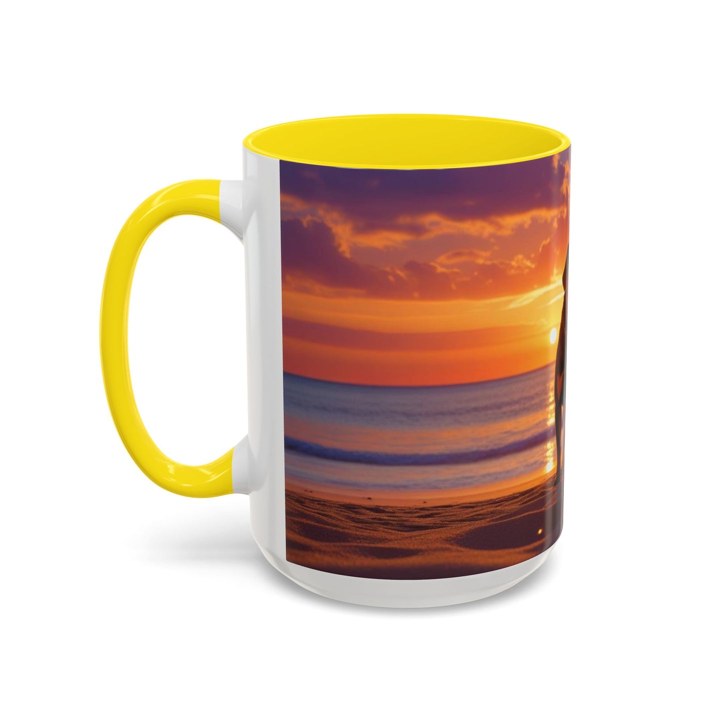 Rottweiler Love Accent Coffee Mug - Perfect Gift for Dog Lovers