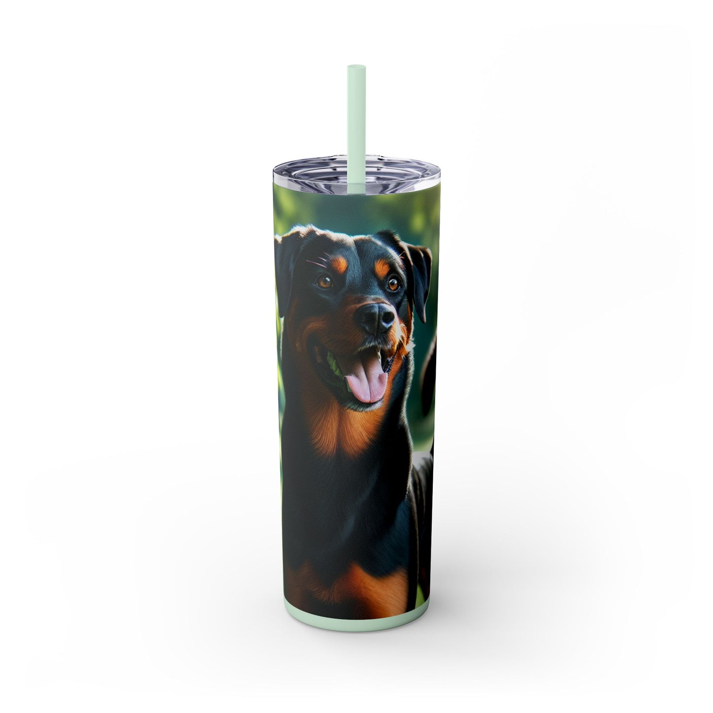 Beauceron Tumbler with Straw, 20oz