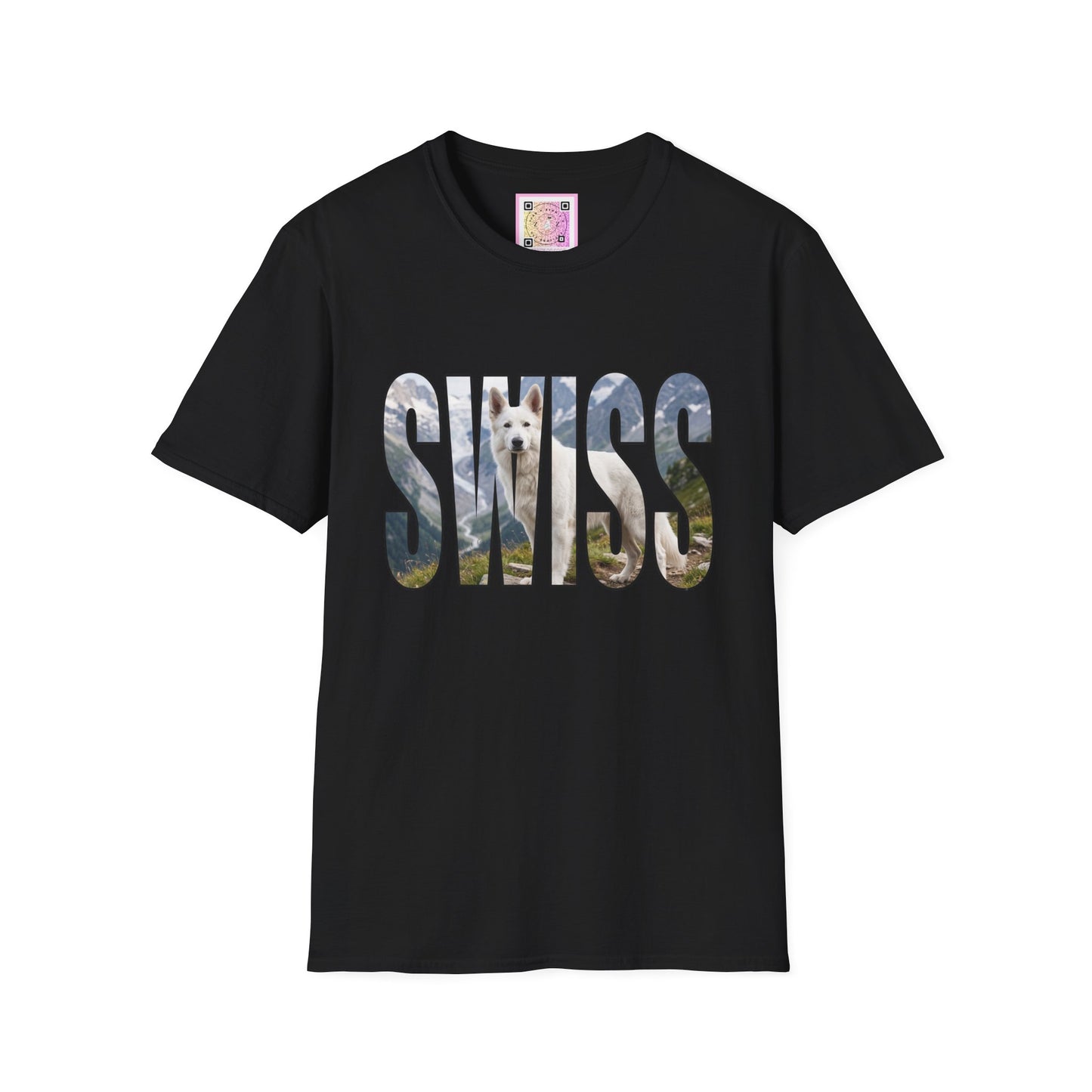 White Swiss Mountain Dog Tee Shirt