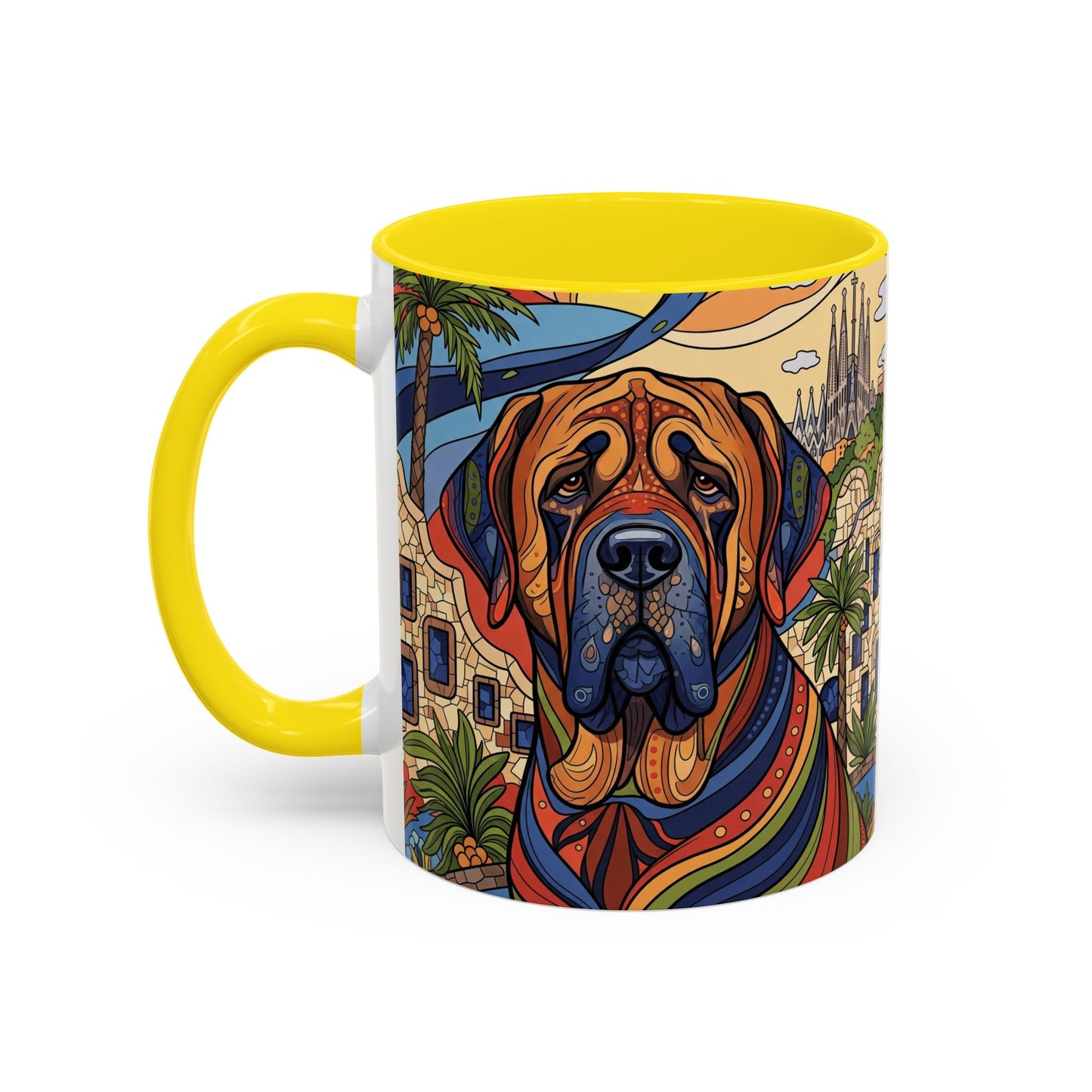 Spanish Mastiff Accent Coffee Mug - Perfect Gift for Dog Lovers