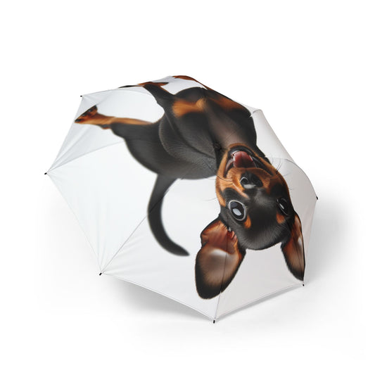 Miniature Pinscher Semi-Automatic Foldable Umbrella