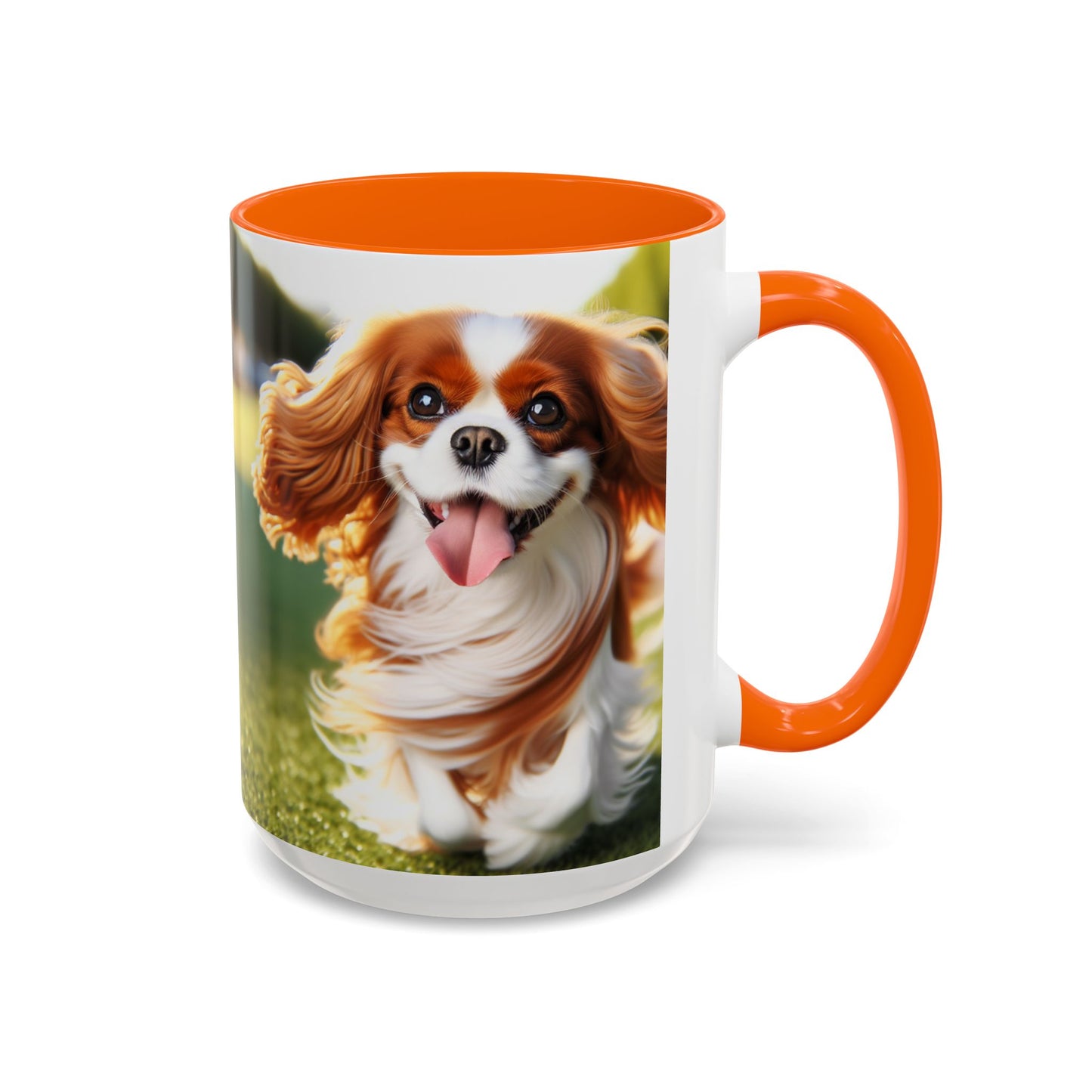 Cavalier King Charles Spaniel Accent Coffee Mug - Perfect Gift for Dog Lovers