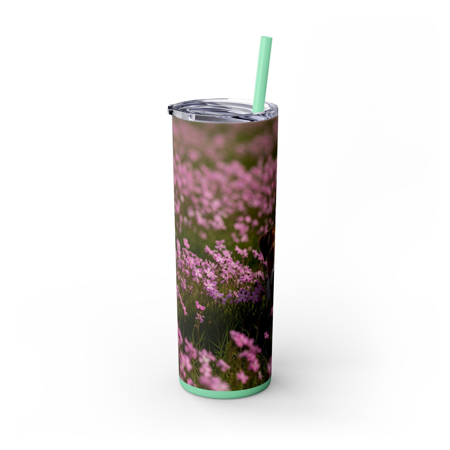Parson Russell Terrier Skinny Tumbler with Straw, 20oz