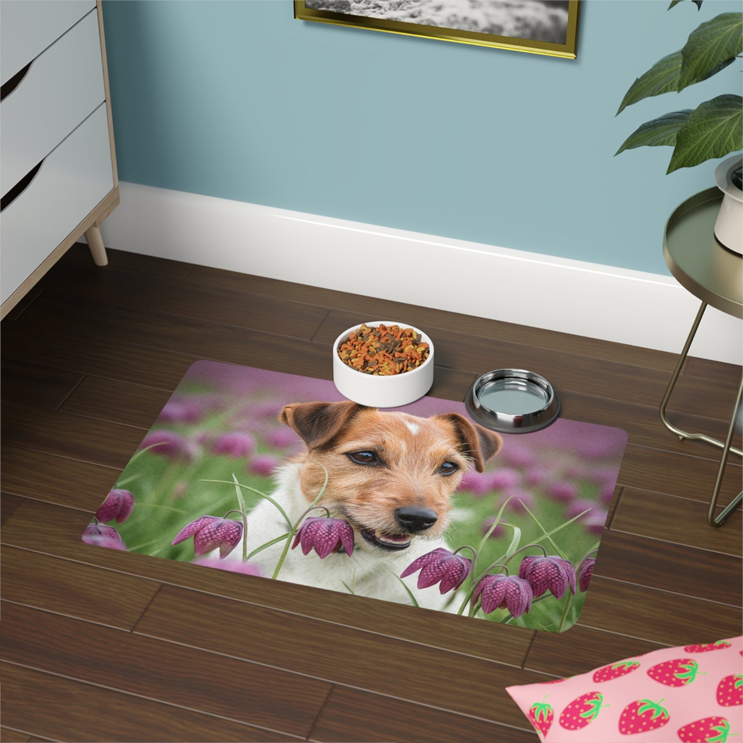 Pet Food Mat (12x18) - Russell Terrier