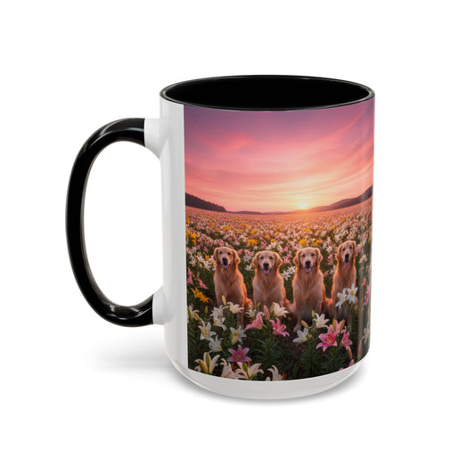 Taza con detalles de Golden Retriever: el regalo perfecto para los amantes de los perros