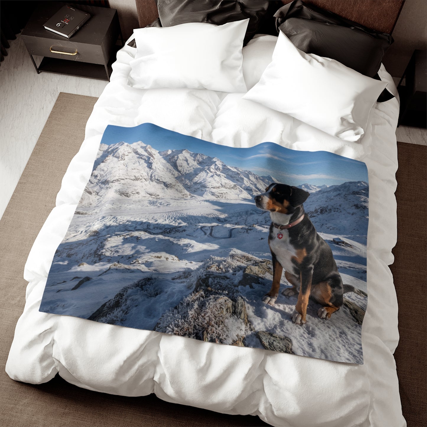 Entlebucher Mountain Dog Blanket