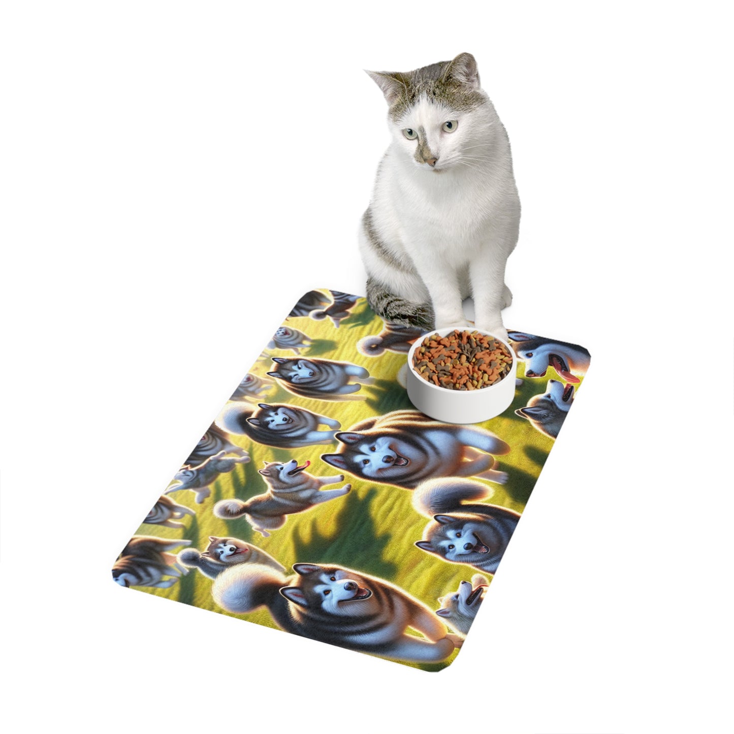 Pet Food Mat (12x18) - Alaskan Malamute