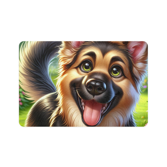 Pet Food Mat (12x18) - German Shepherd