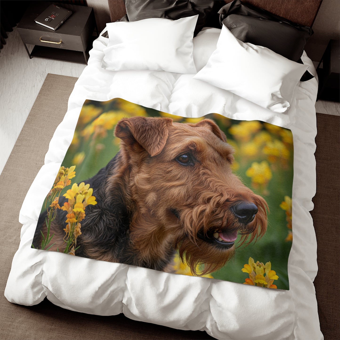 Welsh Terrier Sweatshirt Blanket