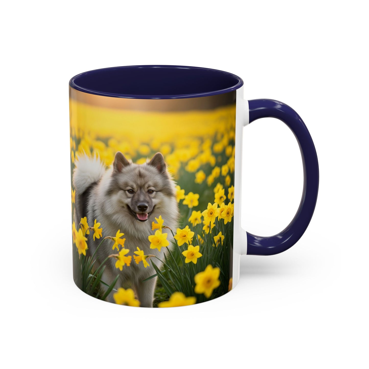 Taza con detalles de Keeshond: el regalo perfecto para los amantes de los perros