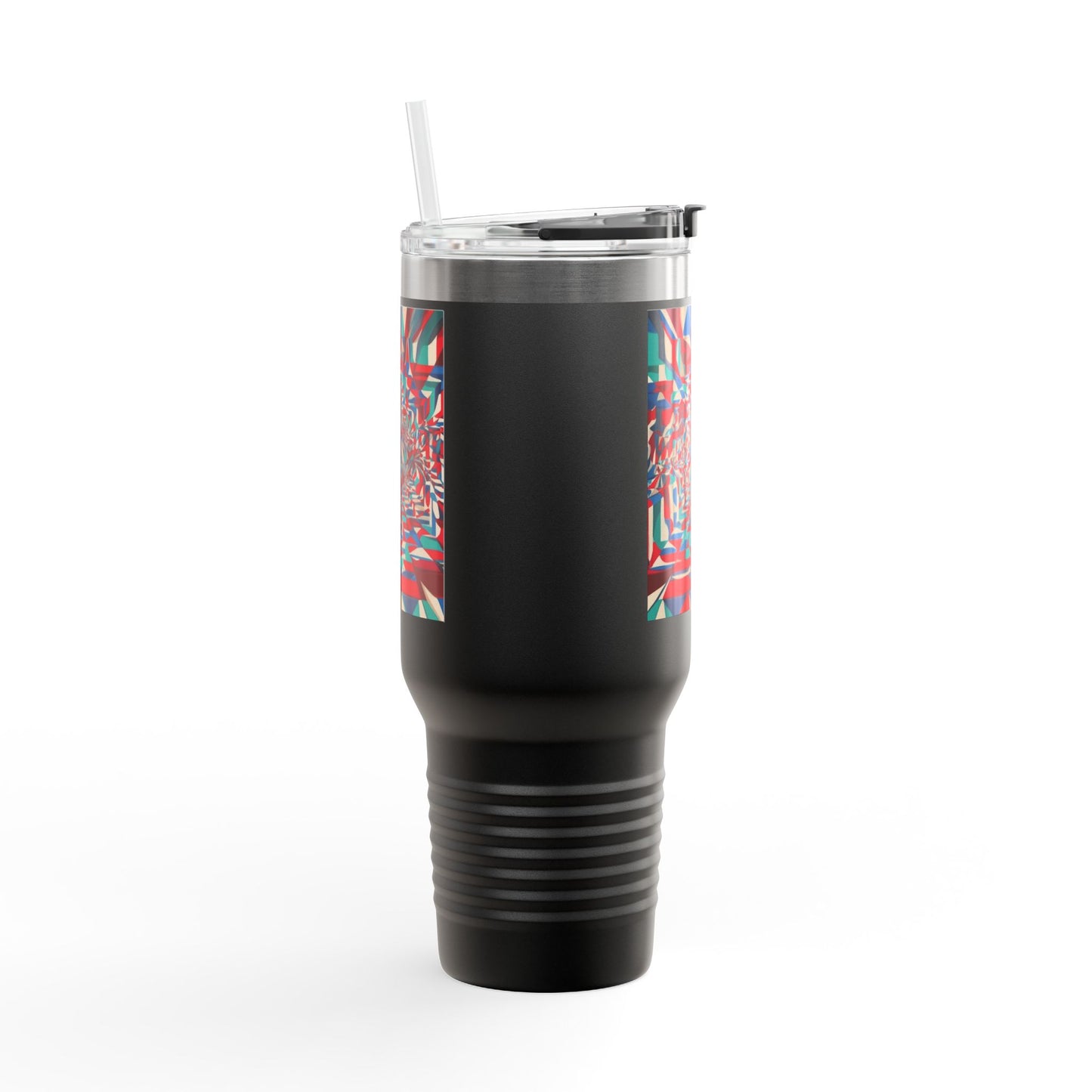 Optical Illusion Insulated Travel Mug, 40oz