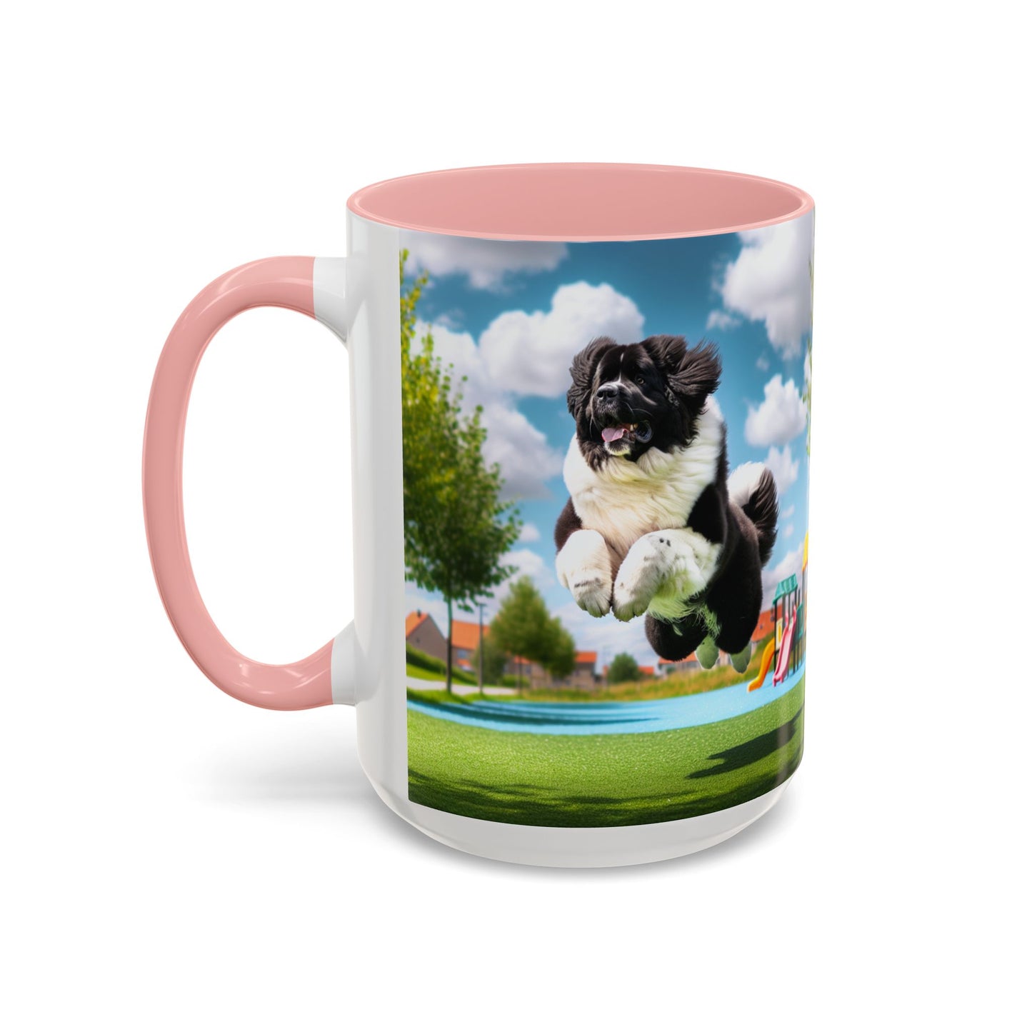 Taza de café con acento Landseer: el regalo perfecto para los amantes de los perros