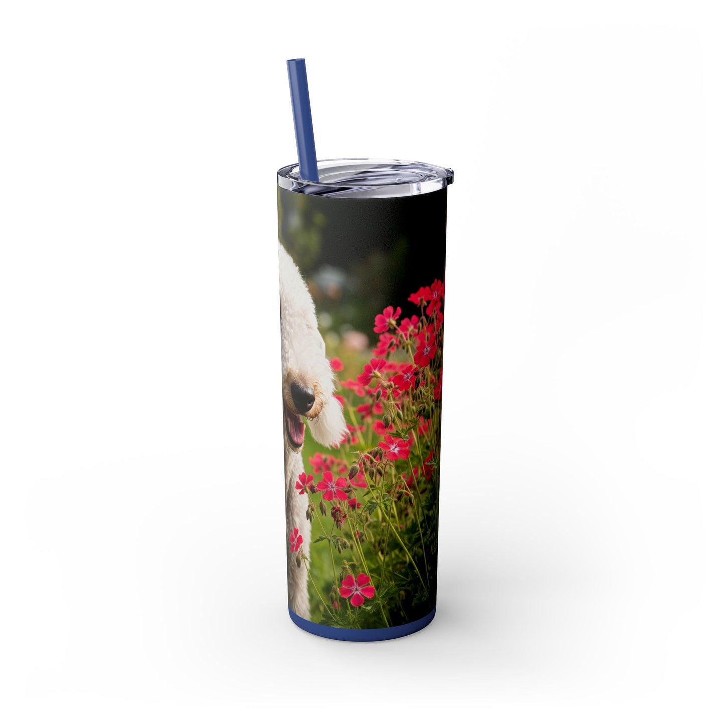 Bedlington Terrier Tumbler with Straw, 20oz