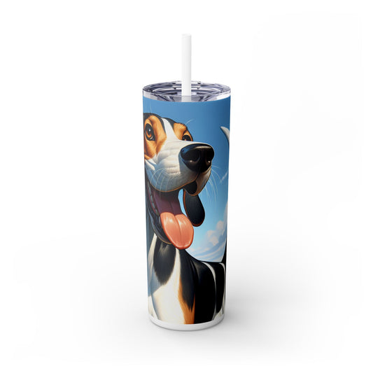 Treeing Walker Coonhound Tumbler with Straw, 20oz