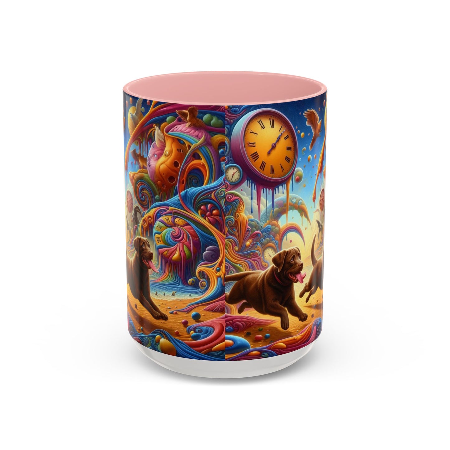 Chocolate Labrador Accent Coffee Mug - Perfect Gift for Dog Lovers