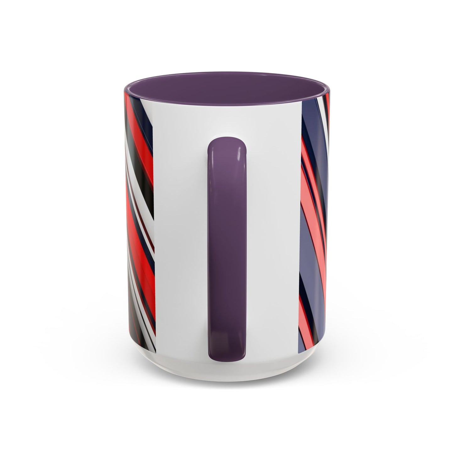 Optical Illusion Accent Mug – Ceramic Coffee Cup