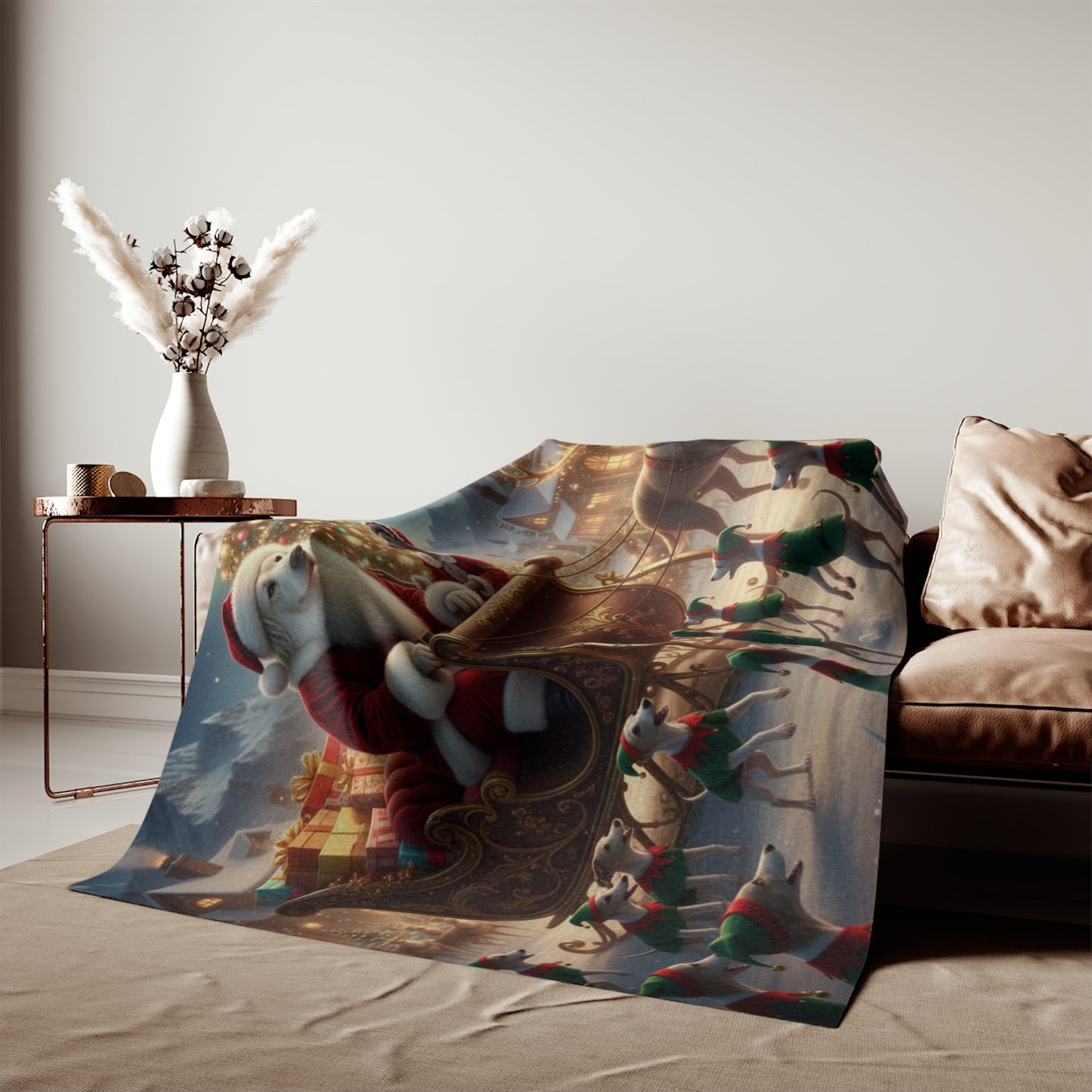 Santa's Sleigh Blanket