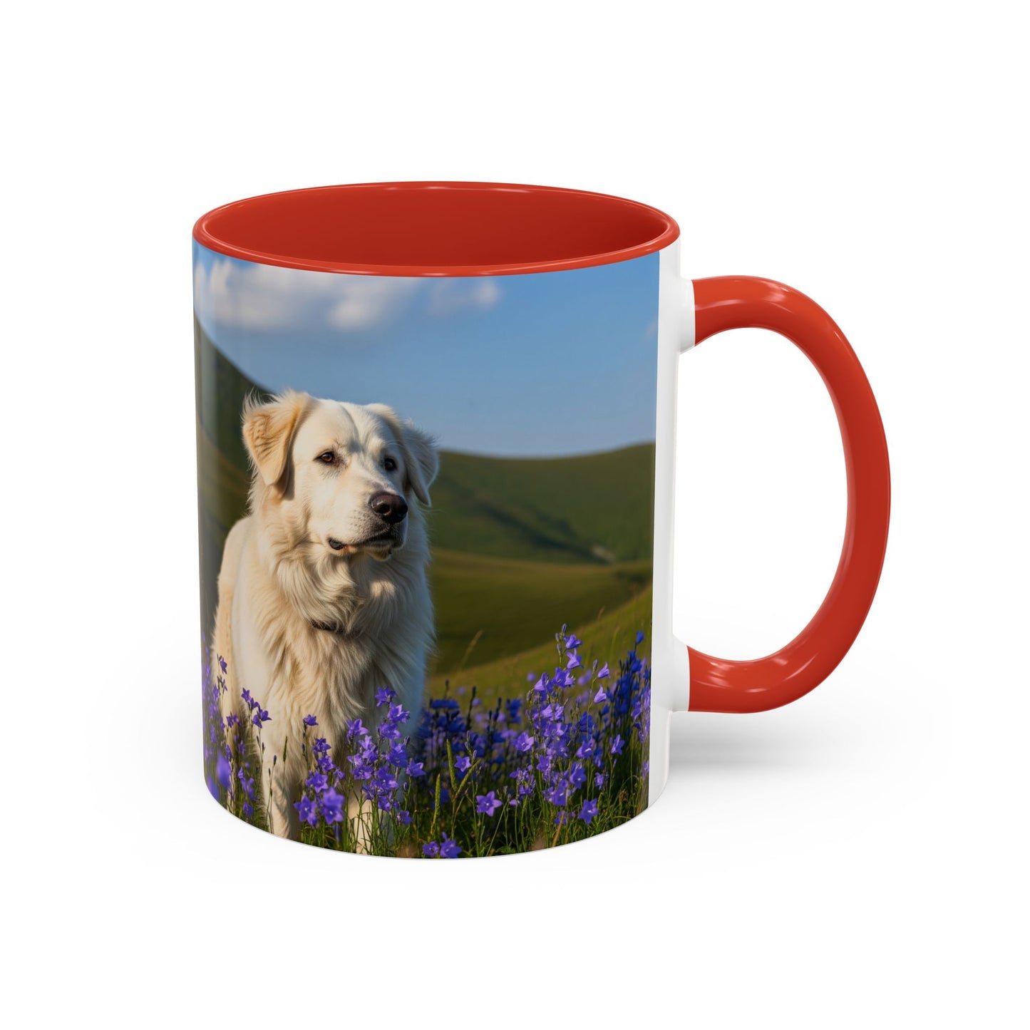Mug à café avec motif Berger des Carpates roumain - Cadeau idéal pour les amoureux des chiens