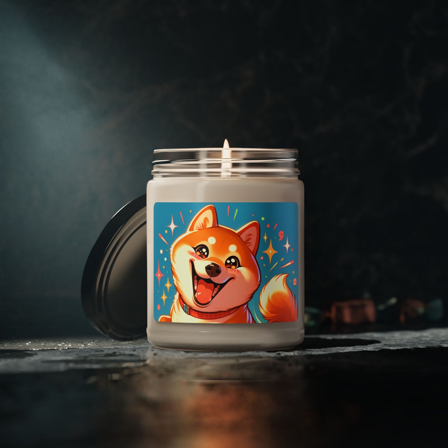 Shiba Inu- Scented Soy Candle, 9oz