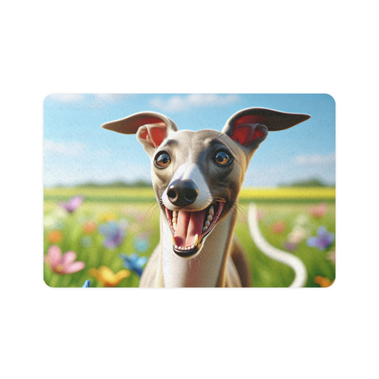 Pet Food Mat (12x18) - Whippet