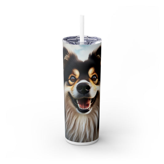 Icelandic Sheepdog Tumbler with Straw, 20oz