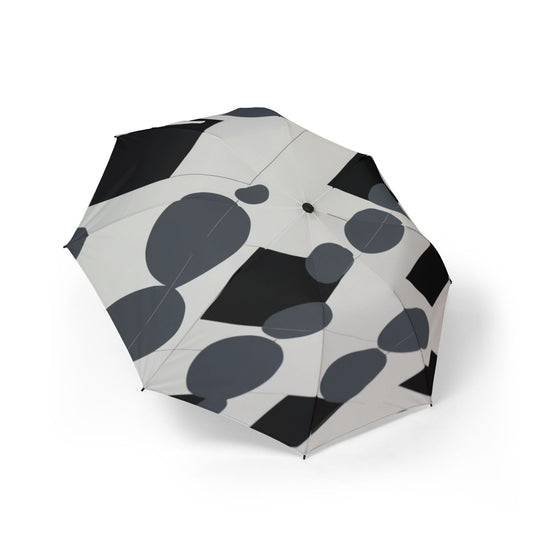 Optical Illusion Semi-Automatic Foldable Umbrella