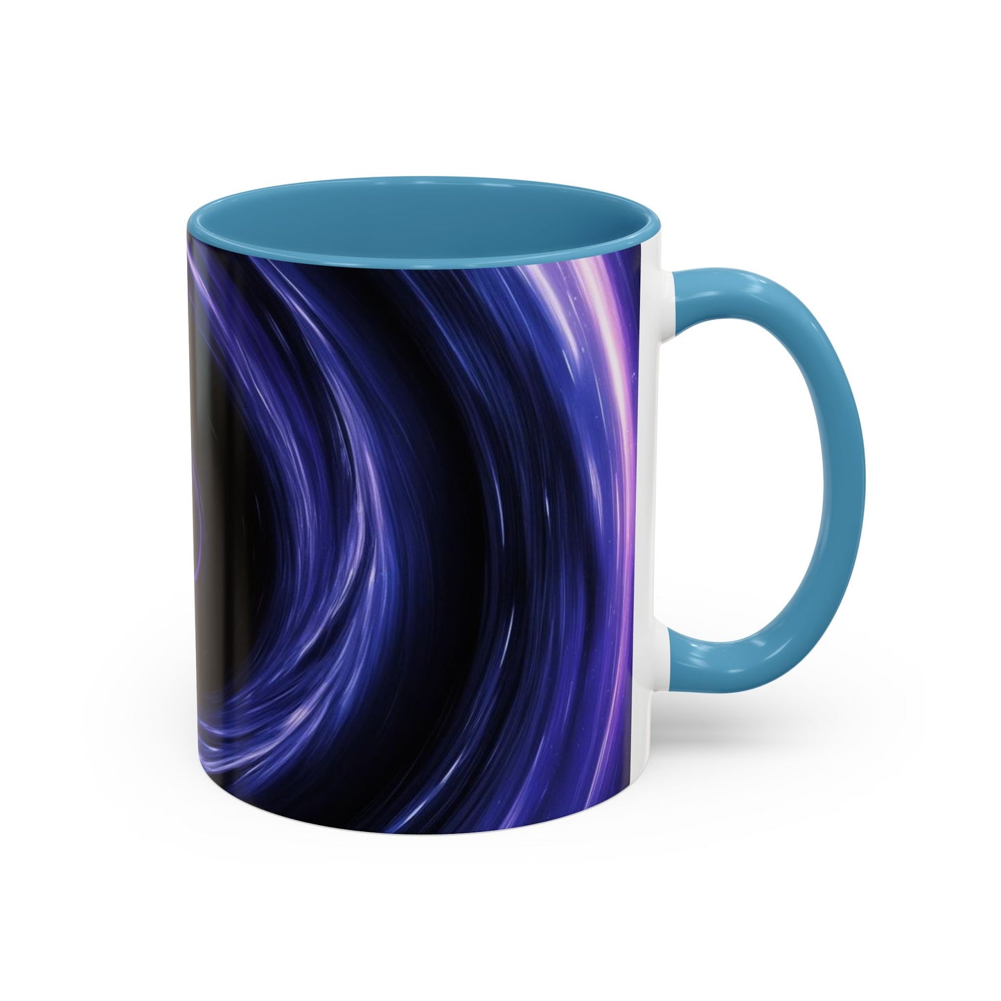Optical Illusion Accent Mug – Ceramic Coffee Cup