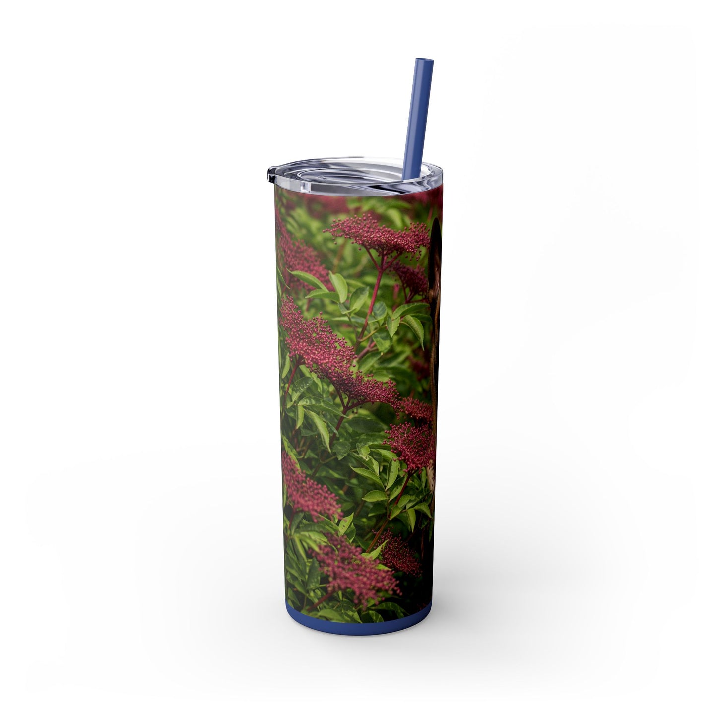 Belgian Shepherd Dog Malinois Tumbler with Straw, 20oz