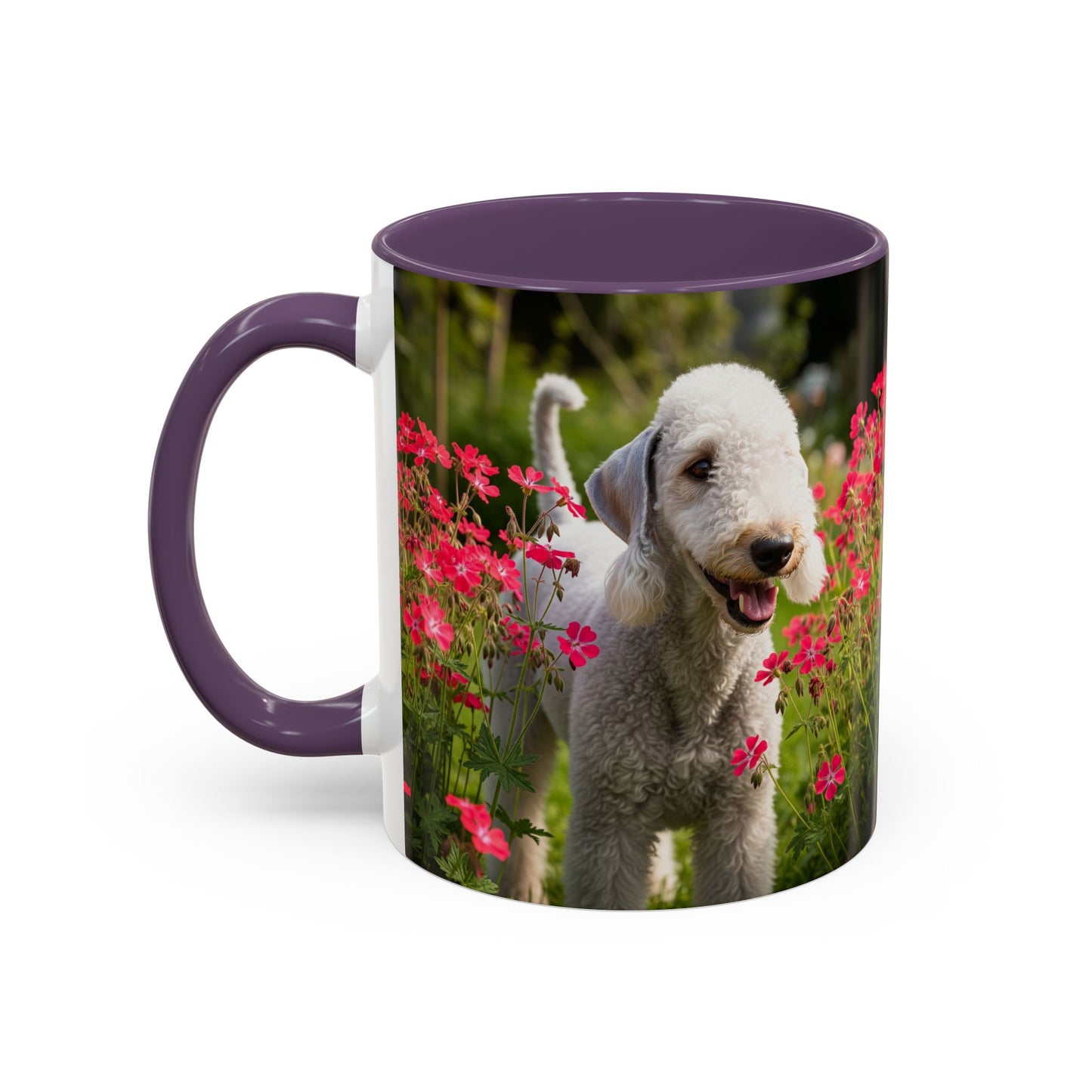 Bedlington Terrier Accent Coffee Mug - Perfect Gift for Dog Lovers