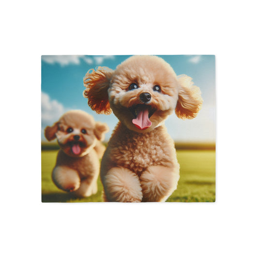 Toy Poodle Sweatshirt Blanket