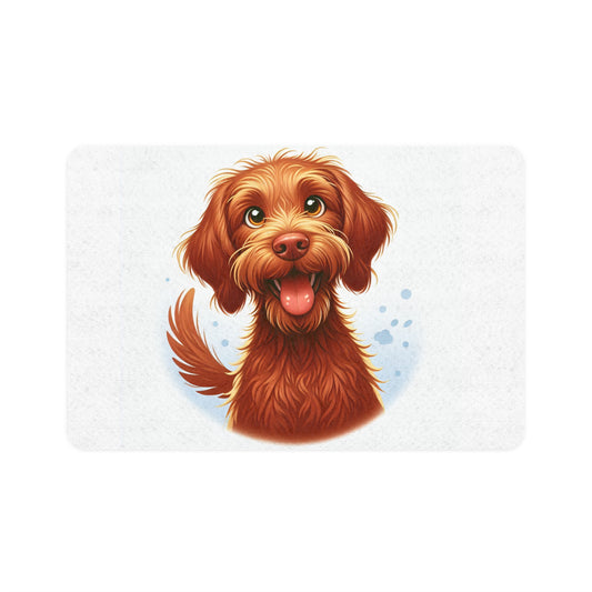 Pet Food Mat (12x18) - Hungarian Wirehaired Vizsla