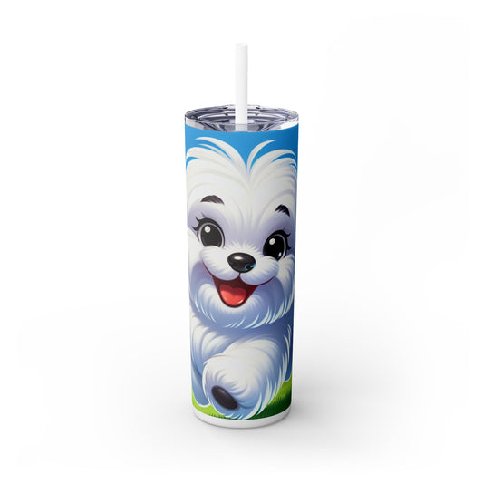 Maltese Tumbler with Straw, 20oz