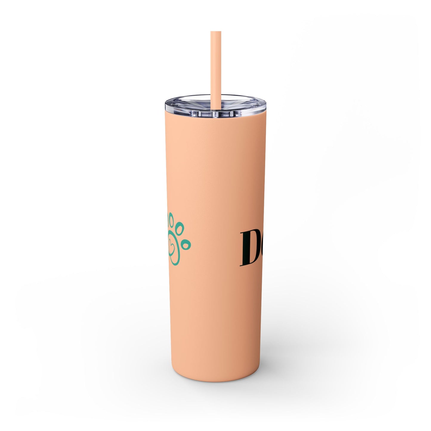 Skinny Tumbler with Straw – 20 oz Stainless Steel Cup