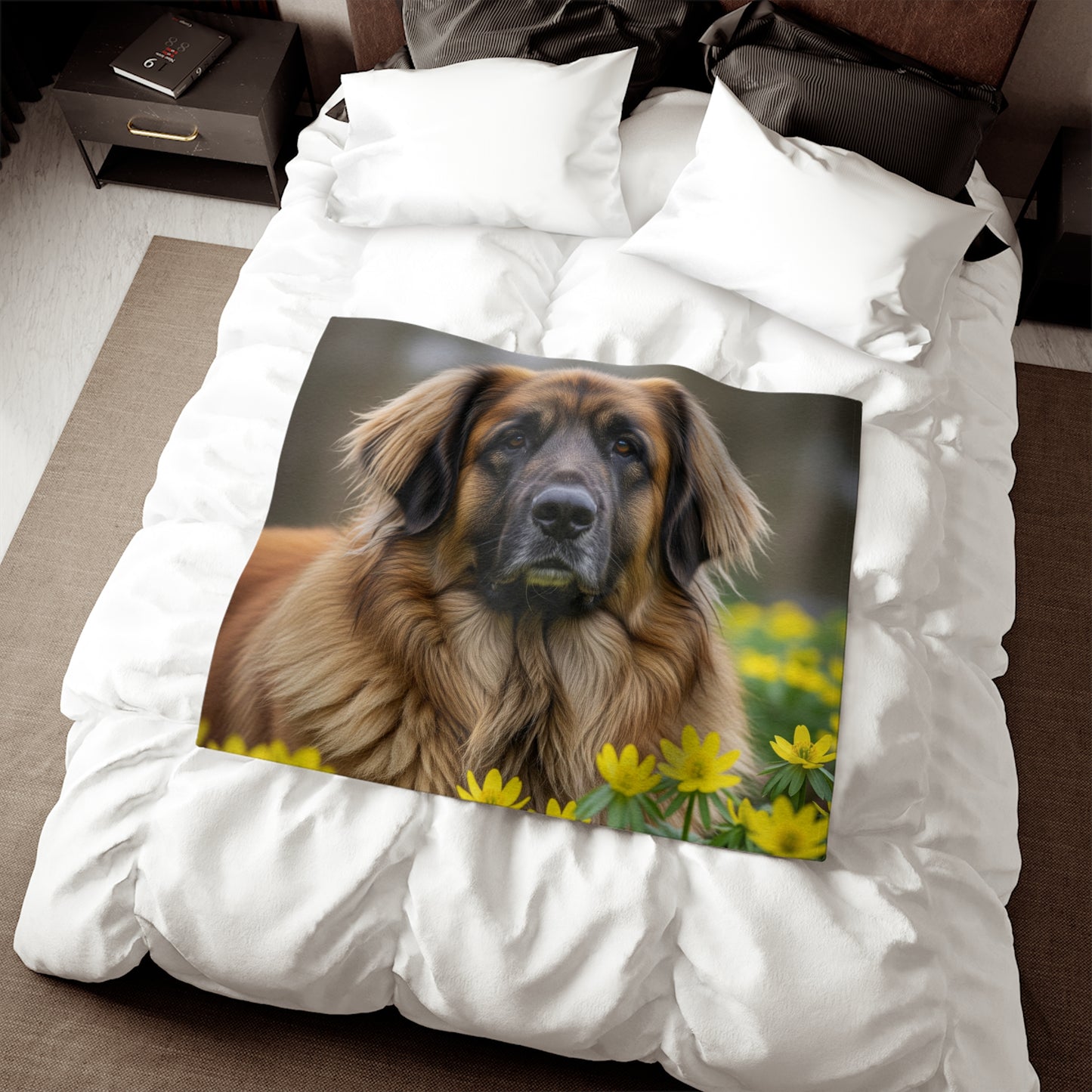 Couverture en sweat-shirt Leonberger