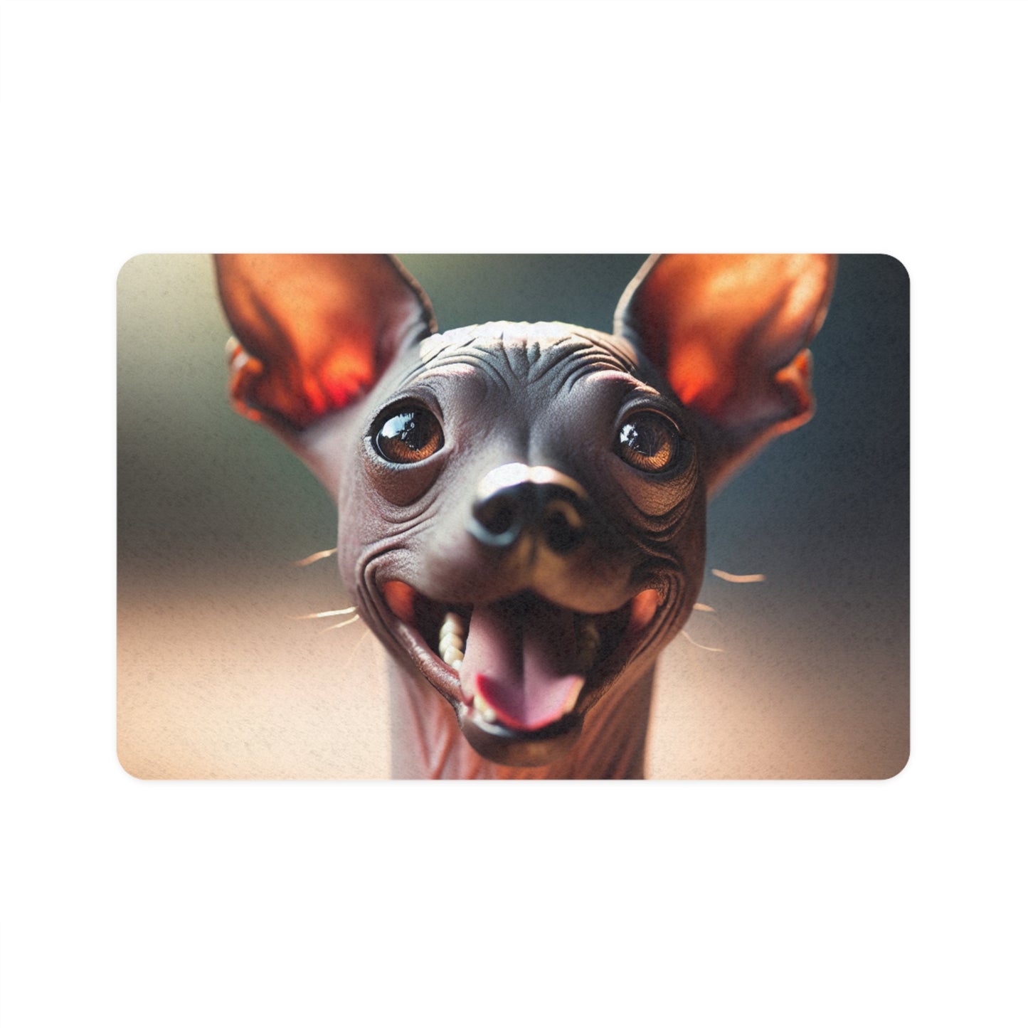 Pet Food Mat (12x18) - Xoloitzcuintli